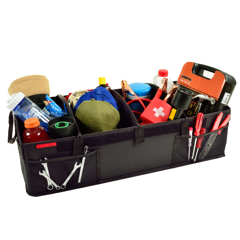 Unitec 73615 - Organizer per Bagagliaio, con Chiusura in Velcro